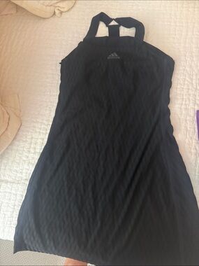 adidas sheer dress adidas MESH DRESS - Black
